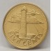 BARBADOS 1980 . FIVE 5 CENTS . COMMEMORATIVE PROOF COIN